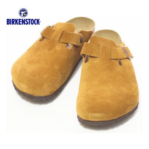 ビルケンシュトック ボストン 1027119 1027110 サンダル ミンク 革 スエードレザー ...