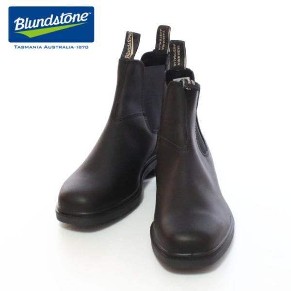 ブランドストーン BS063089 ドレス サイドゴアブーツ スクエアトゥ ブラック メンズ レディ...