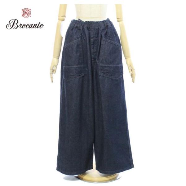ブロカント 33-0430D ムラ糸10ozデニム デフォルメエペパンツ Brocante