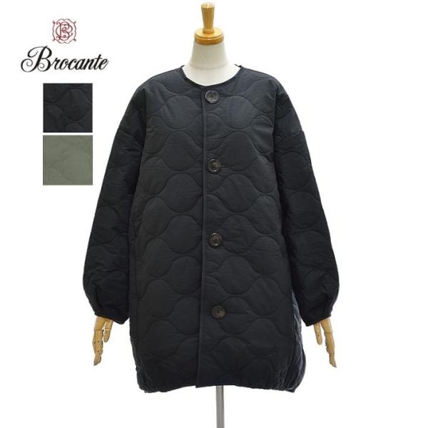 ブロカント 38-0266X コクーンシルエット キルティング コート Brocante