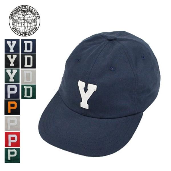 クーパーズタウン ボール キャップ チノ コットン ロゴ 6パネルキャップ 帽子 ベースボールキャッ...