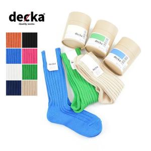 デカ decka quality socks ヘビーウェイトプレーン ソックス 靴下 Cased Heavyweight Plain Socks｜infinity
