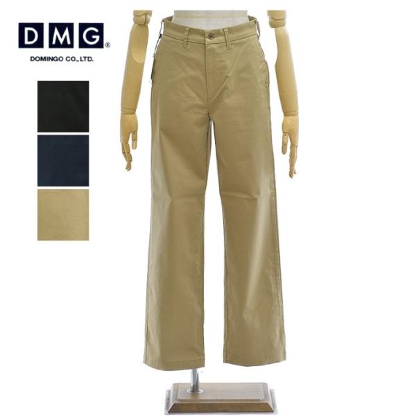 DMG 14-348T リラクシングチノ ストレッチ ストレートトラウザー ドミンゴ レディース