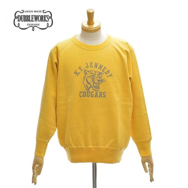 ダブルワークス 142-83003-05 "COUGARS" ラフィシンカー裏毛 スウェットシャツ ...