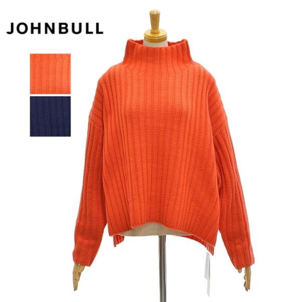 ジョンブル JL244N07 変形リブハイネックプルオーバー レディース Johnbull