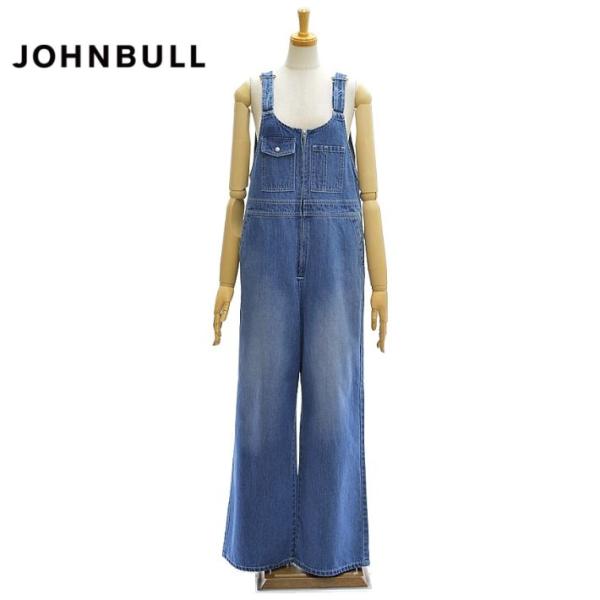 ジョンブル JL262P03 デニム ワーク オーバーオール レディース Johnbull