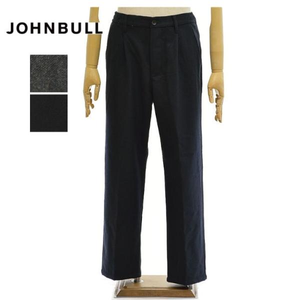 ジョンブル JM254P08 ウールライク 1タック イージー トラウザーズ メンズ Johnbul...