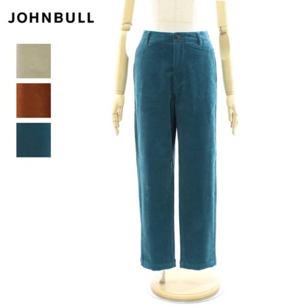 ジョンブル ZP433 ウェーブコーデュロイ テーパードパンツ レディース Johnbull