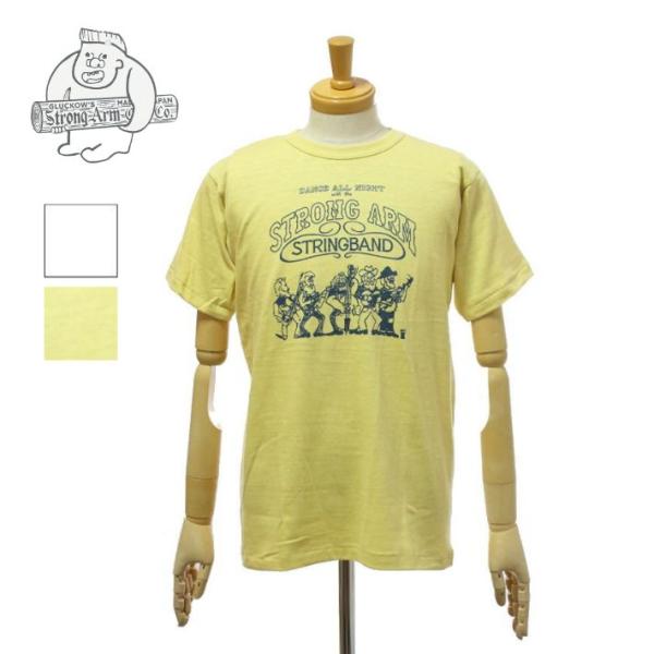 ジョングラッコー JG-CS06 Strongarm String Band T クルーネック 半袖...
