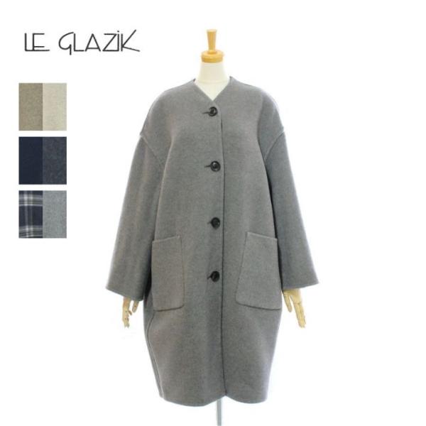 ル グラジック JL-8982MFW ウールリバー リバーシブルコート レディース Le glazi...