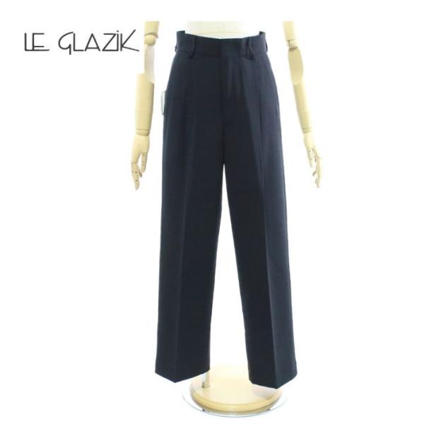 ル グラジック LG-E0155TTR ポリエステルウール 無地 タックパンツ レディース Le g...