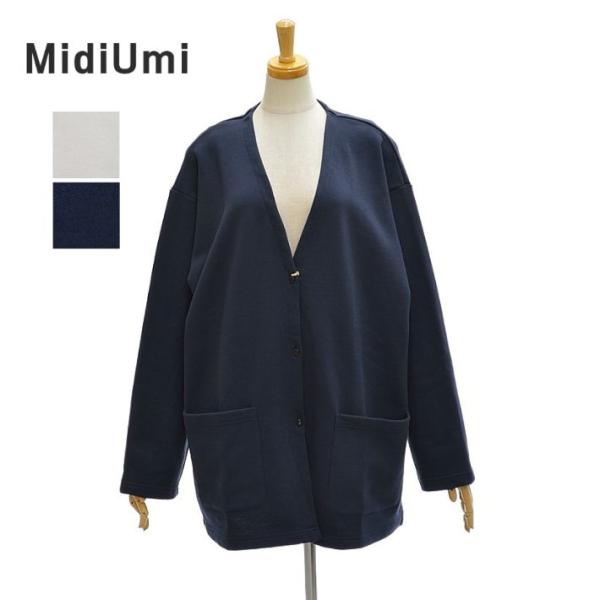 ミディウミ 1-710034  HOMEスウェットワイドカーディガン レディース MidiUmi