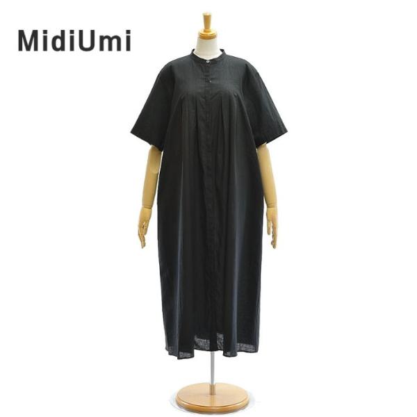 ミディウミ ハーフスリーブタックワンピース 2-759907 レディース MidiUmi