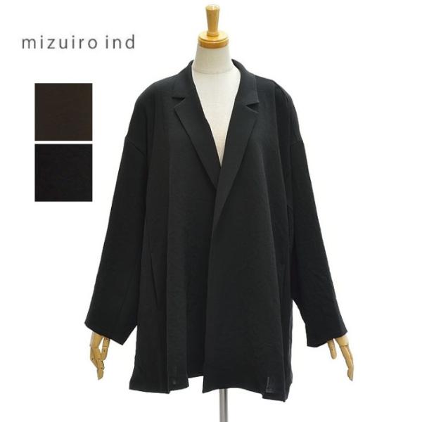 ミズイロインド テーラード シャツジャケット 1-230170 レディース mizuiro ind