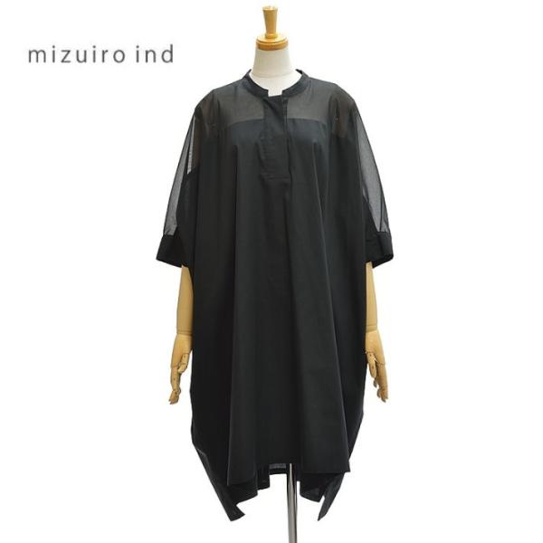 ミズイロインド シアーショルダー ワンピース 2-250101 レディース mizuiro ind