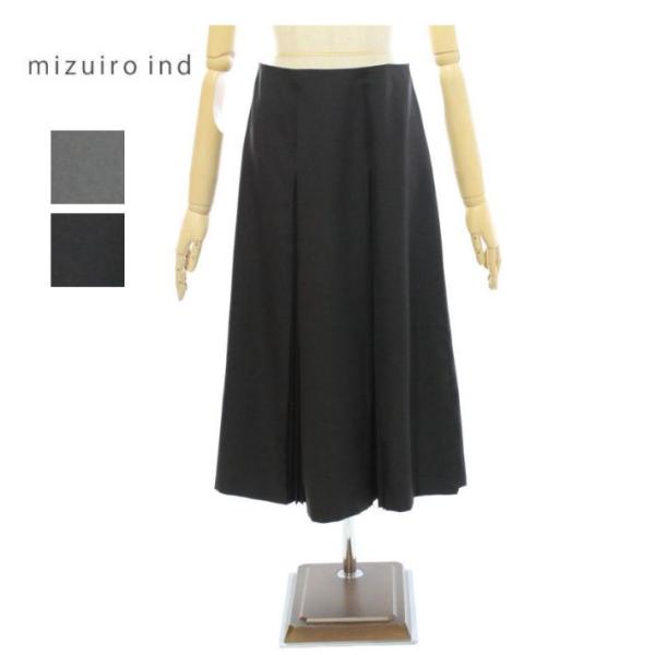 ミズイロインド 4-260057 プリーツスカート レディース mizuiro ind