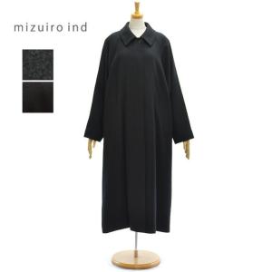 ミズイロインド 4-270041 ウール混 バルマカーン コート レディース mizuiro ind