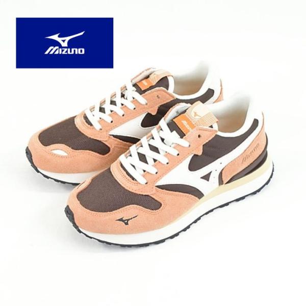 ミズノ D1GA2352 RB87 ブラウン×オフホワイト×オレンジ スニーカー シューズ MIZU...