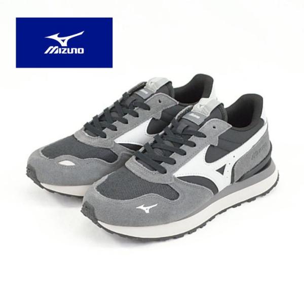 ミズノ D1GA2352 RB87 ブラック×ライトグレー×グレー スニーカー シューズ MIZUN...