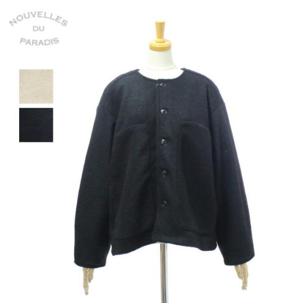 ヌーヴェル ドゥ パラディ PB25312 ドビーニットメルトン ジャケット レディース NOUVE...