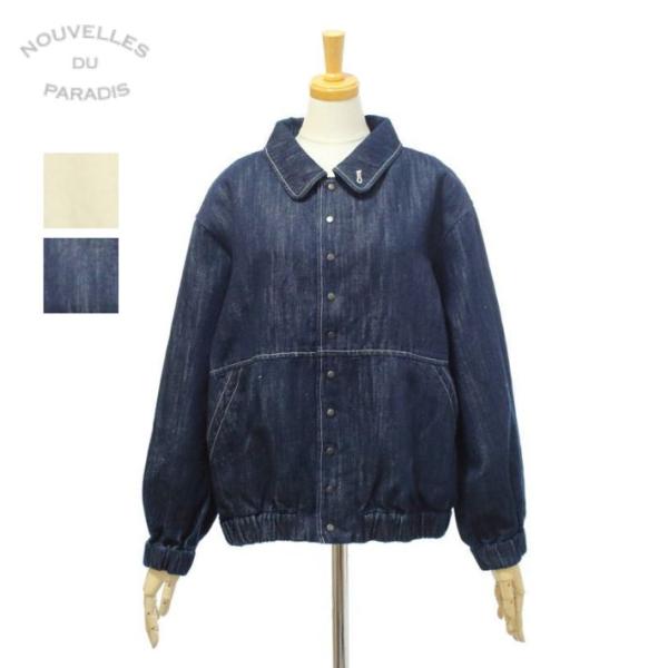 ヌーヴェル ドゥ パラディ PB25406 コットンリネンデニム ジャケット レディース NOUVE...