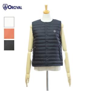 ORCIVAL（オーシバル） ダウンベスト 1 キャメル レディース