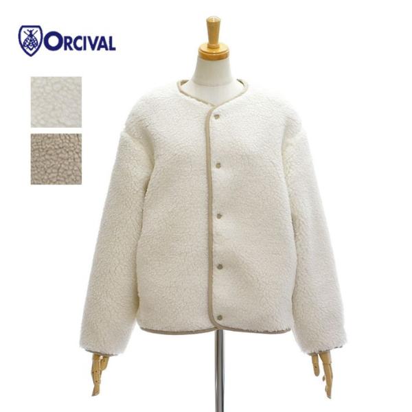 オーチバル・オーシバル OR-A0741BFF ボアフリース ノーカラーブルゾン レディース ORC...