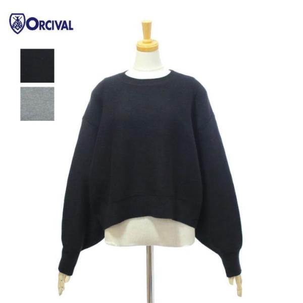 オーチバル・オーシバル OR-D0119MON ラウンドネック プルオーバー ニット ORCIVAL