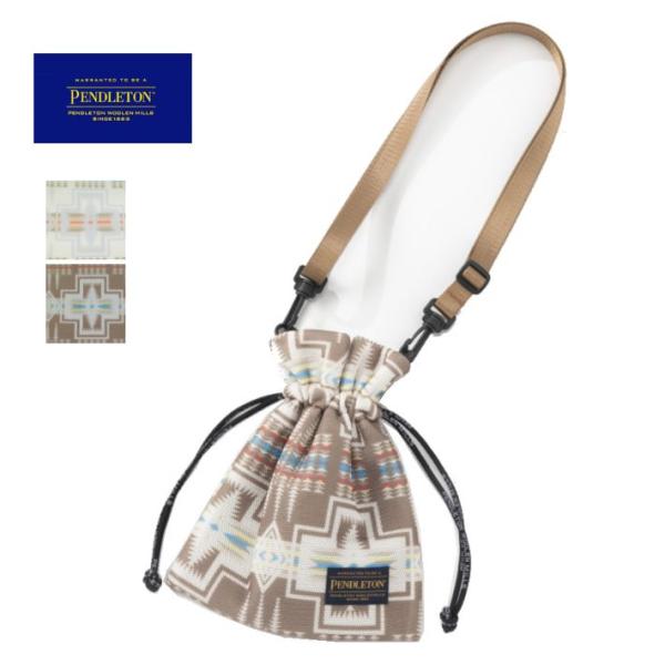 ペンドルトン PDT-000-241003 クッションメッシュ ドローショルダー ネイティブ柄 巾着...