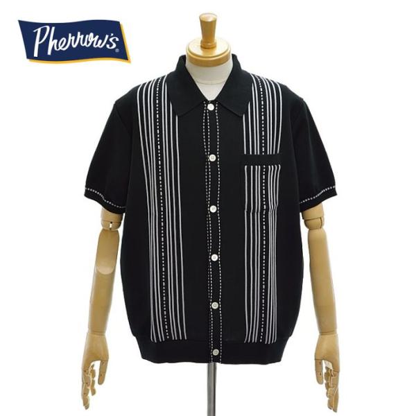 フェローズ 26S-PKS1 ニット コットン シャツ 半袖 メンズ PHERROW'S