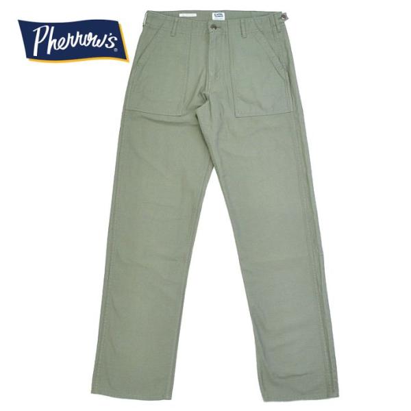 フェローズ PUP1 ベイカーパンツ スラブバックサテン ワイドシルエット メンズ  PHERROW...