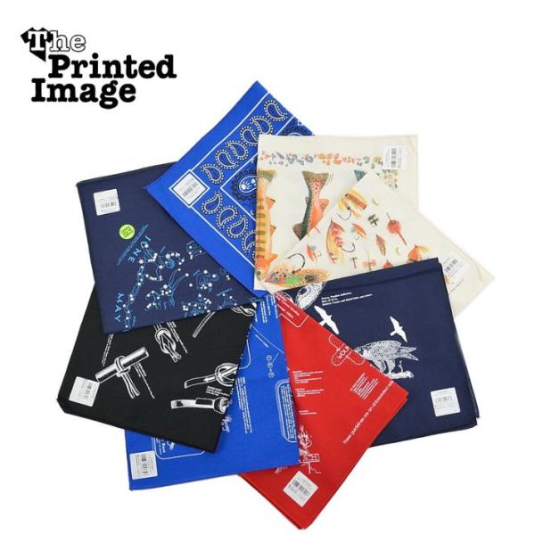 プリンテッドイメージ ネイチャープリントバンダナ ハンカチ The Printed Image [メ...