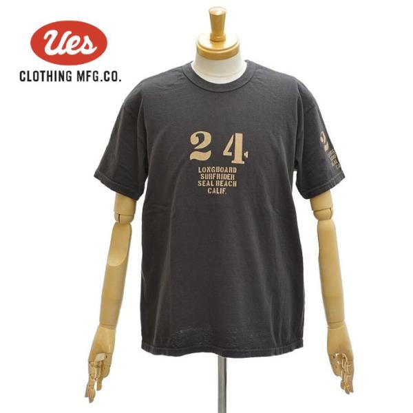 ウエス  652603 Tシャツ プリントT ナンバリングT 半袖 カットソー メンズ UES [メ...
