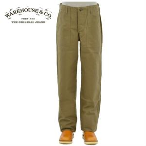 WAREHOUSE ウェアハウス ミリタリーヘリン ボーンユーティリティパンツ WAREHOUSE ウェアハウス ミリタリー ヘリンボーン