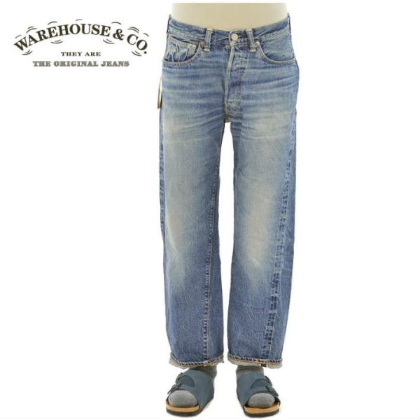 ウエアハウス Lot.1101 2ND-HAND セコハン UW(ユーズドウォッシュ) ストレートジ...