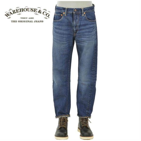 ウエアハウス Lot.1105 2ND-HAND セコハン UW(ユーズドウォッシュ 濃) テーパー...