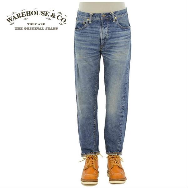 ウエアハウス Lot.1105 2ND-HAND セコハン UW(ユーズドウォッシュ) テーパードジ...