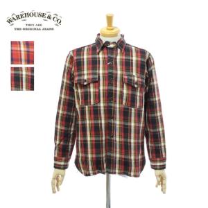 WAREHOUSE（ウエアハウス） ウェアハウス フランネル シャツ 長袖 チン