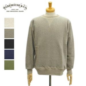 ウエアハウス Lot 401 無地  セットイン フラットシーム クルーネック スウェット メンズ WAREHOUSE SET IN FLAT SEAM SWEAT