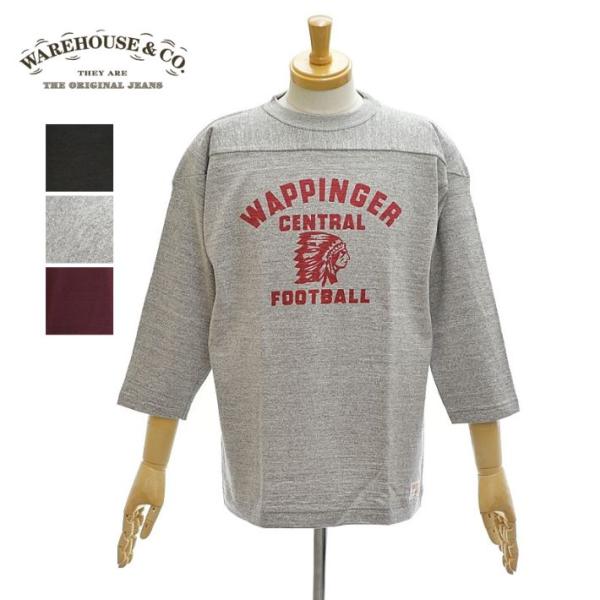 ウエアハウス Lot 4063「WAPPINGER」7分袖フットボールTシャツ メンズ WAREHO...