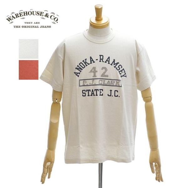 ウエアハウス Lot.4064「ANOKA-RAMSEY」2ND-HAND セコハン Tシャツ クル...