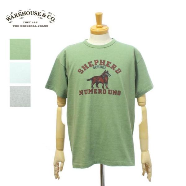 ウエアハウス Lot.4064「SHEPHERD」2ND-HAND セコハン Tシャツ クルーネック...