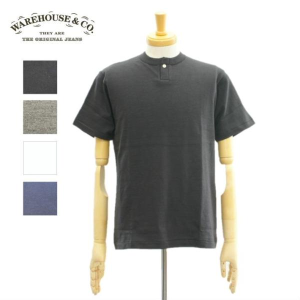 ウエアハウス Lot 4082 無地 半袖 1ボタン ヘンリーネックT メンズ WAREHOUSE ...