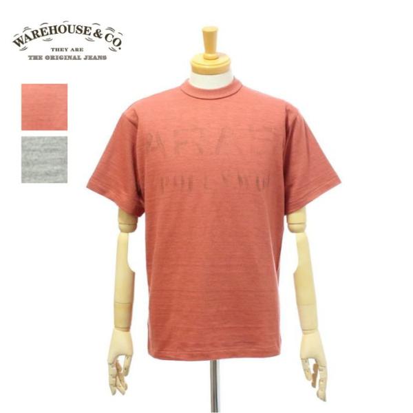 ウエアハウス Lot.4601「ARAB」Tシャツ クルーネック 半袖 ノンウォッシュ メンズ WA...