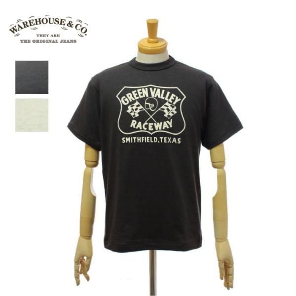 ウエアハウス Lot.4601「GREEN VALLEY」Tシャツ クルーネック 半袖 ノンウォッシ...
