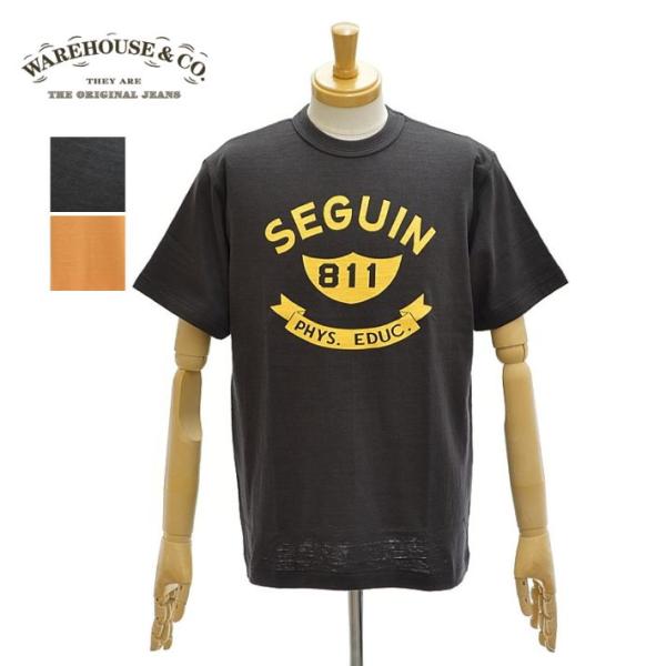 ウエアハウス Lot.4601「SEGUIN」Tシャツ クルーネック 半袖 ノンウォッシュ メンズ ...
