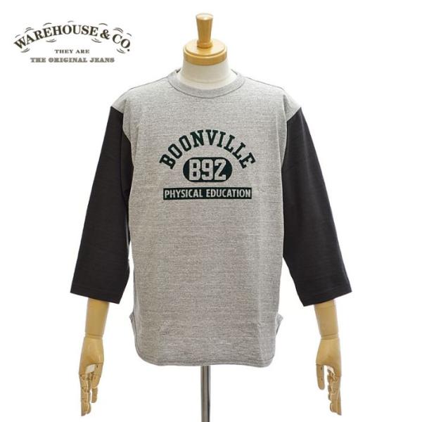 ウエアハウス Lot 4800「BOONVILLE」7分袖 ベースボールTシャツ メンズ WAREH...