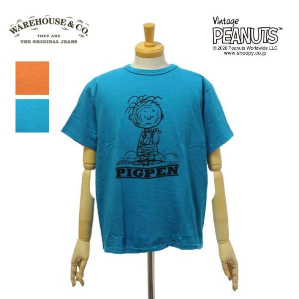 ウエアハウス YP126S-5「I'M A DUST MAGNET!」Tシャツ クルーネック 半袖 ...
