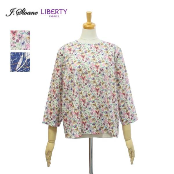 ジェイスローアン SH2321009 リバティ 3/4スリーブ ブラウス  レディース J・Sloa...