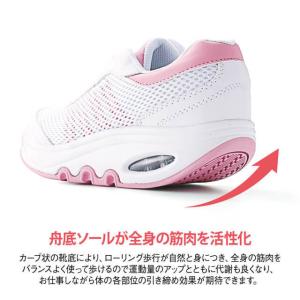 ナースシューズ 白 黒 疲れにくい スニーカー...の詳細画像5